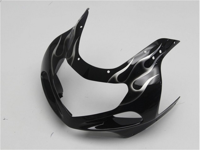 Negro Blanco Llama Carenado Suzuki GSXR 600 / 750 K1 K2 K3 2001-2003