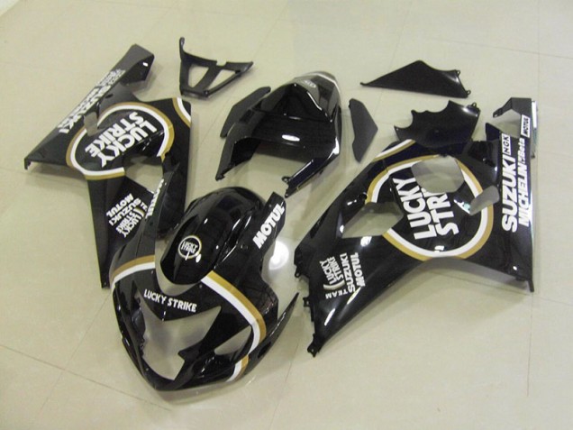 Negro Blanco Lucky Strike Motul Carenado Suzuki GSXR 750 K4 2004-2005