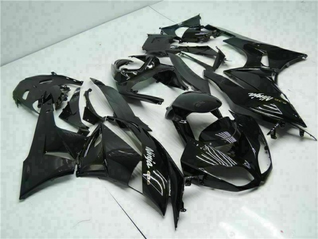 Negro Blanco Ninja 636 Carenado Kawasaki ZX6R 2009-2012 Negro Blanco Ninja 636 Carenado Kawasaki ZX6R 2009-2012
