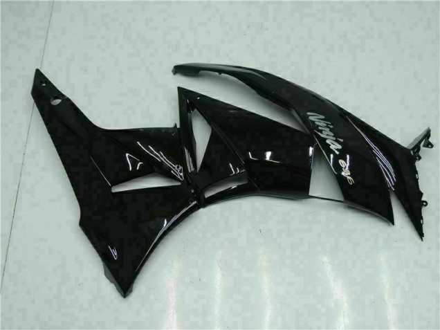 Negro Blanco Ninja 636 Carenado Kawasaki ZX6R 2009-2012 Negro Blanco Ninja 636 Carenado Kawasaki ZX6R 2009-2012