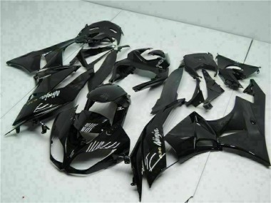 Negro Blanco Ninja 636 Carenado Kawasaki ZX6R 2009-2012