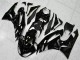 Negro Blanco Ninja Carenado Kawasaki ZX6R 2009-2012 Negro Blanco Ninja Carenado Kawasaki ZX6R 2009-2012