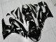 Negro Blanco Ninja Carenado Kawasaki ZX6R 2009-2012 Negro Blanco Ninja Carenado Kawasaki ZX6R 2009-2012