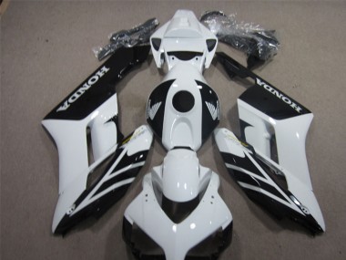 Negro Blanco Plástico Honda CBR 1000 RR 2004-2005