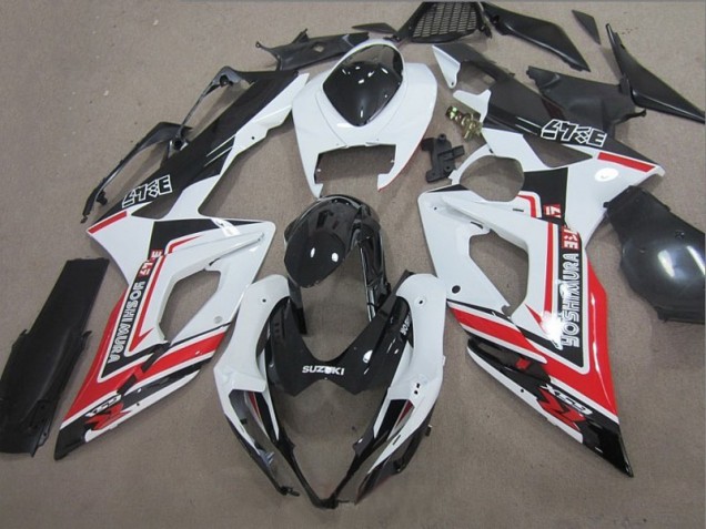 Negro Blanco Rojo Carenado Suzuki GSXR 1000 K5 2005-2006 Negro Blanco Rojo Carenado Suzuki GSXR 1000 K5 2005-2006