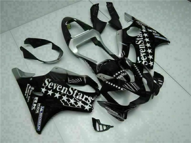 Negro Blanco SevenStarss Carenado Honda CBR 600 F4i 2001-2003 Negro Blanco SevenStarss Carenado Honda CBR 600 F4i 2001-2003