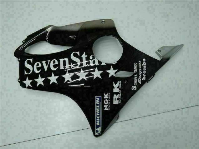 Negro Blanco SevenStarss Carenado Honda CBR 600 F4i 2001-2003 Negro Blanco SevenStarss Carenado Honda CBR 600 F4i 2001-2003