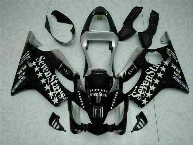 Negro Blanco SevenStarss Carenado Honda CBR 600 F4i 2001-2003 Negro Blanco SevenStarss Carenado Honda CBR 600 F4i 2001-2003