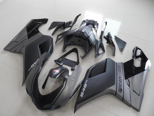 Negro Carenado Ducati 848 1098 1198 2007-2014 Negro Carenado Ducati 848 1098 1198 2007-2014