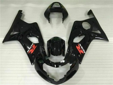 Negro Carenado Suzuki GSXR 1000 K1 2000-2002
