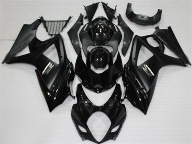Negro Carrocería Suzuki GSXR 1000 K7 2007-2008