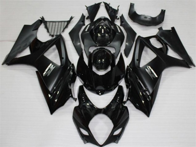 Negro Carrocería Suzuki GSXR 1000 K7 2007-2008