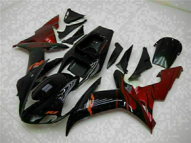 Negro Completo ABS Plástico Yamaha R1 2002-2003 Negro Completo ABS Plástico Yamaha R1 2002-2003