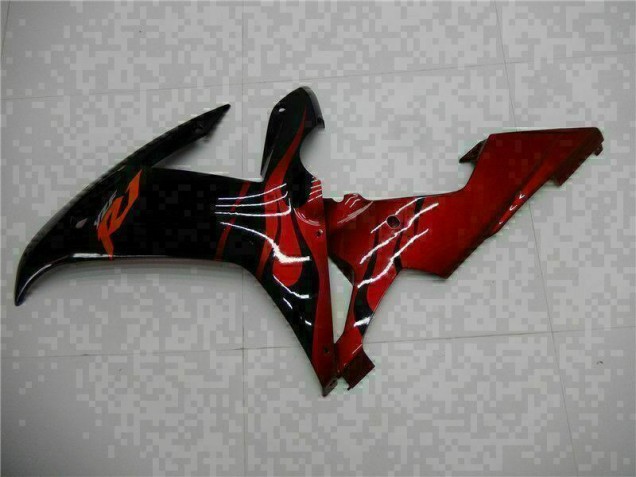 Negro Completo ABS Plástico Yamaha R1 2002-2003 Negro Completo ABS Plástico Yamaha R1 2002-2003