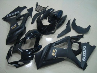 Negro Estilo OEM Carenado Suzuki GSXR 1000 K7 2007-2008