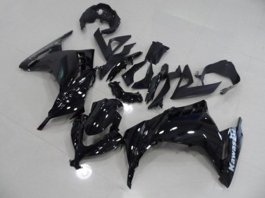 Negro Inyección Kits Carenado Kawasaki ZX 300R 2013-2016