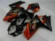 Negro Kit ABS Carenado Suzuki GSXR 1000 K7 2007-2008
