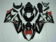 Negro Kit Carenado ABS Completo Suzuki GSXR 1000 K7 2007-2008