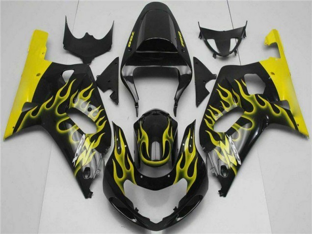 Negro Kits Carenado Suzuki GSXR 600 / 750 K1 K2 K3 2001-2003 Negro Kits Carenado Suzuki GSXR 600 / 750 K1 K2 K3 2001-2003