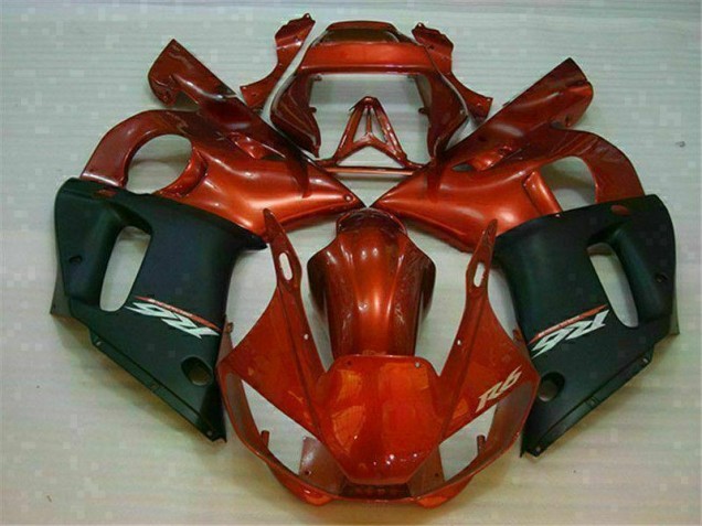 Negro Marrón Carenado Yamaha R6 1998-2002 Negro Marrón Carenado Yamaha R6 1998-2002