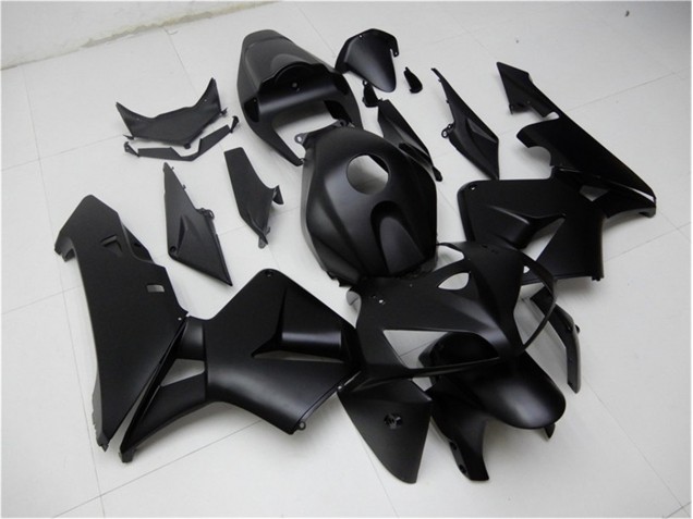 Negro Mate ABS Plástico Honda CBR 600 RR 2005-2006 Negro Mate ABS Plástico Honda CBR 600 RR 2005-2006
