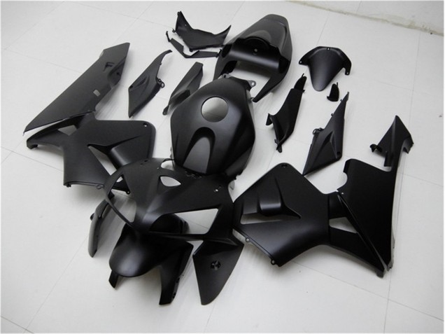 Negro Mate ABS Plástico Honda CBR 600 RR 2005-2006 Negro Mate ABS Plástico Honda CBR 600 RR 2005-2006