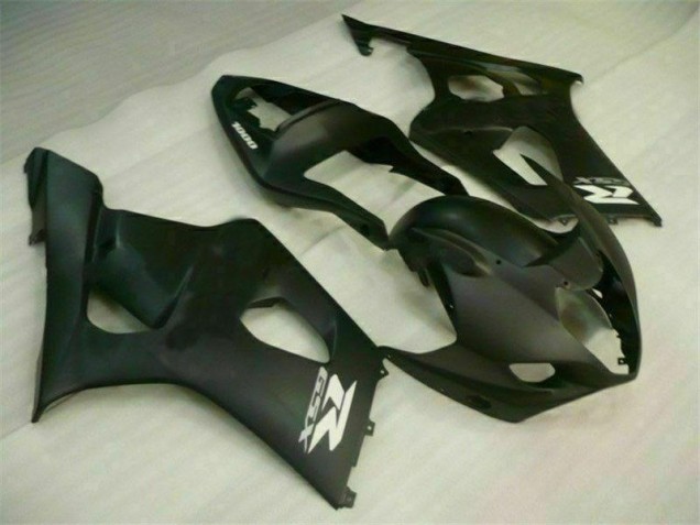 Negro Mate ABS Plástico Suzuki GSXR 1000 K3 2003-2004 Negro Mate ABS Plástico Suzuki GSXR 1000 K3 2003-2004