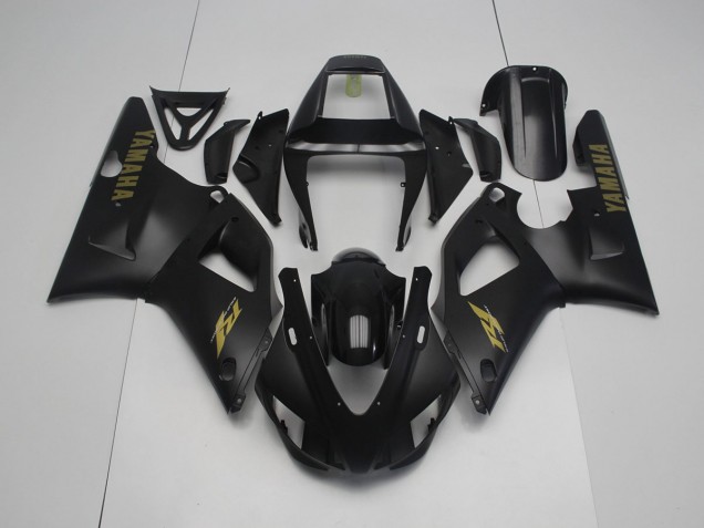 Negro Mate Amarillo Carenado Yamaha R1 1998-1999 Negro Mate Amarillo Carenado Yamaha R1 1998-1999
