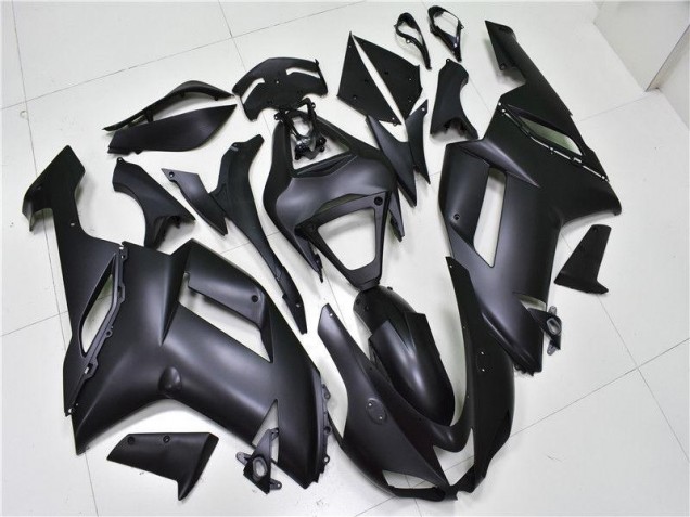 Negro Mate Carenado Kawasaki ZX6R 2007-2008 Negro Mate Carenado Kawasaki ZX6R 2007-2008