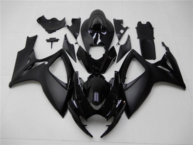 Negro Mate Carenado Suzuki GSXR 600 / 750 K6 2006-2007