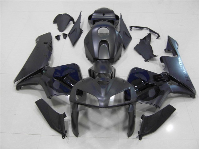 Negro Mate Cráneo Carenado Honda CBR 600 RR 2005-2006