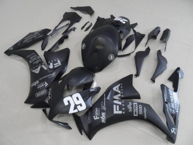 Negro Mate Gris Calcomanías 29 Carenado Honda CBR 1000 RR 2012-2016