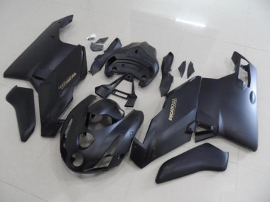 Negro Mate Oro Calcomanías Carenado Ducati 749 999 2003-2004