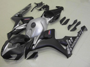 Negro Mate Plata Carenado Honda CBR 1000 RR 2006-2007