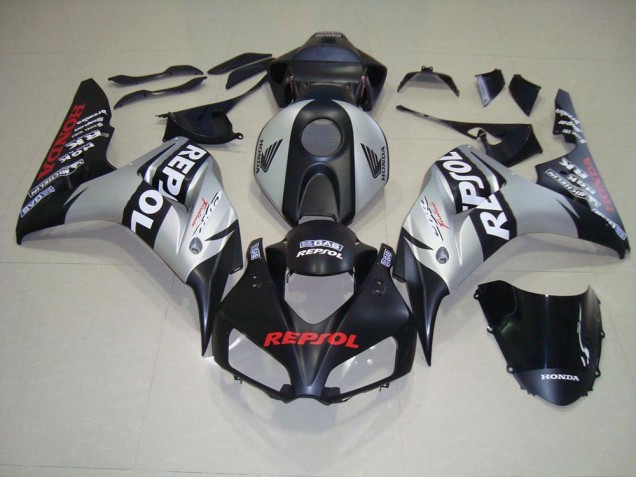 Negro Mate Plata Repsol Kits Carenado Honda CBR 1000 RR 2006-2007 Negro Mate Plata Repsol Kits Carenado Honda CBR 1000 RR 2006-2007