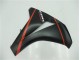 Negro Mate Rojo Carenado Honda CBR 1000 RR 2008-2011 Negro Mate Rojo Carenado Honda CBR 1000 RR 2008-2011