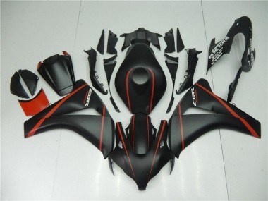 Negro Mate Rojo Carenado Honda CBR 1000 RR 2008-2011