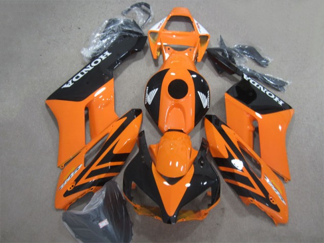 Negro Naranja ABS Plástico Honda CBR 1000 RR 2004-2005