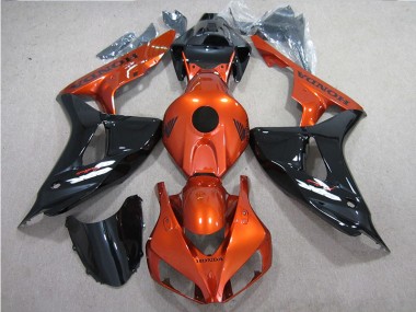Negro Naranja Carenado Honda CBR 1000 RR 2006-2007