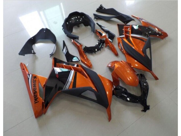 Negro Naranja Carenado Kawasaki ZX 300R 2013-2016 Negro Naranja Carenado Kawasaki ZX 300R 2013-2016