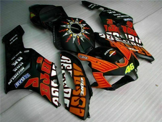 Negro Naranja Carenado & Plástico Honda CBR 1000 RR 2004-2005 Negro Naranja Carenado & Plástico Honda CBR 1000 RR 2004-2005
