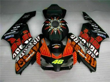 Negro Naranja Carenado & Plástico Honda CBR 1000 RR 2004-2005