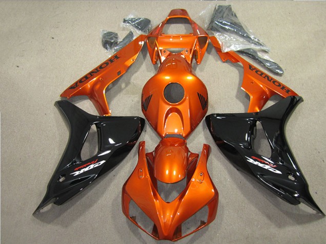 Negro Naranja Fireblade Carenado Honda CBR 1000 RR 2006-2007 Negro Naranja Fireblade Carenado Honda CBR 1000 RR 2006-2007