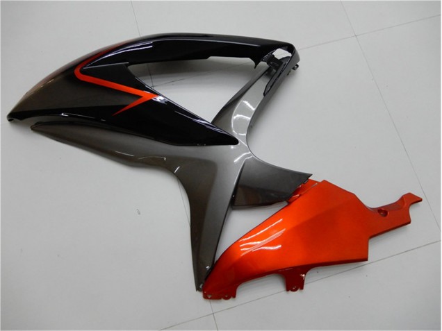 Negro Naranja Gris Carenado Suzuki GSXR 600 / 750 K8 2008-2010 Negro Naranja Gris Carenado Suzuki GSXR 600 / 750 K8 2008-2010