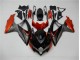 Negro Naranja Gris Carenado Suzuki GSXR 600 / 750 K8 2008-2010 Negro Naranja Gris Carenado Suzuki GSXR 600 / 750 K8 2008-2010