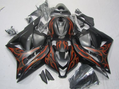 Negro Naranja Llama Carenado Honda CBR 600 RR 2009-2012