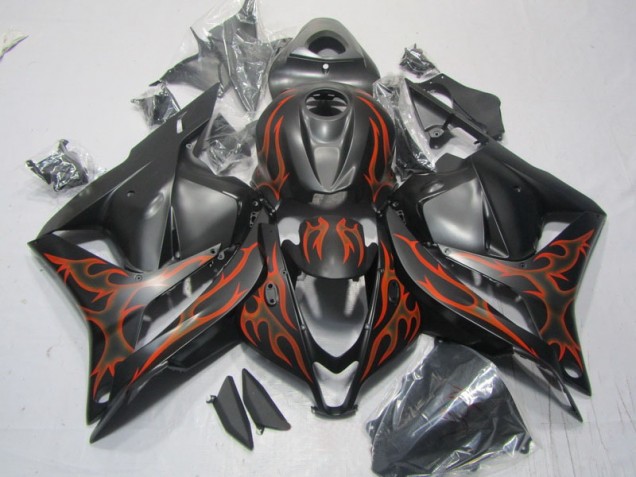 Negro Naranja Llama Carenado Honda CBR 600 RR 2009-2012 Negro Naranja Llama Carenado Honda CBR 600 RR 2009-2012