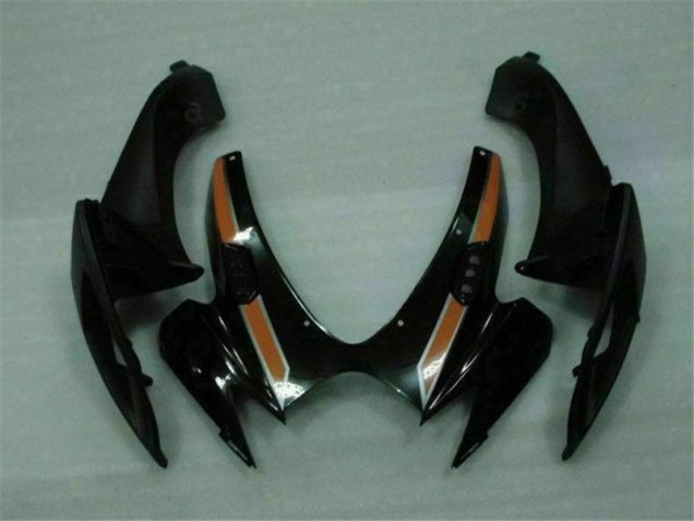 Negro Naranja Plástico Suzuki GSXR 600 / 750 K6 2006-2007