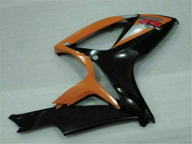 Negro Naranja Plástico Suzuki GSXR 600 / 750 K6 2006-2007