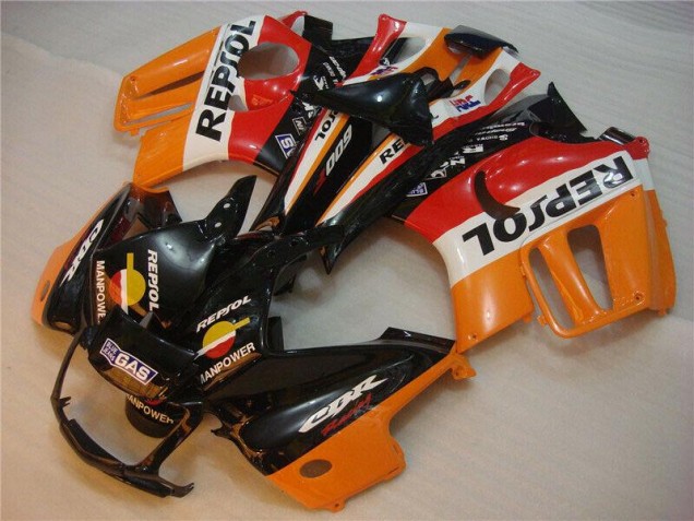Negro Naranja Repsol Kit Carenado ABS Completo Honda CBR 600 F3 1995-1998 Negro Naranja Repsol Kit Carenado ABS Completo Honda CBR 600 F3 1995-1998